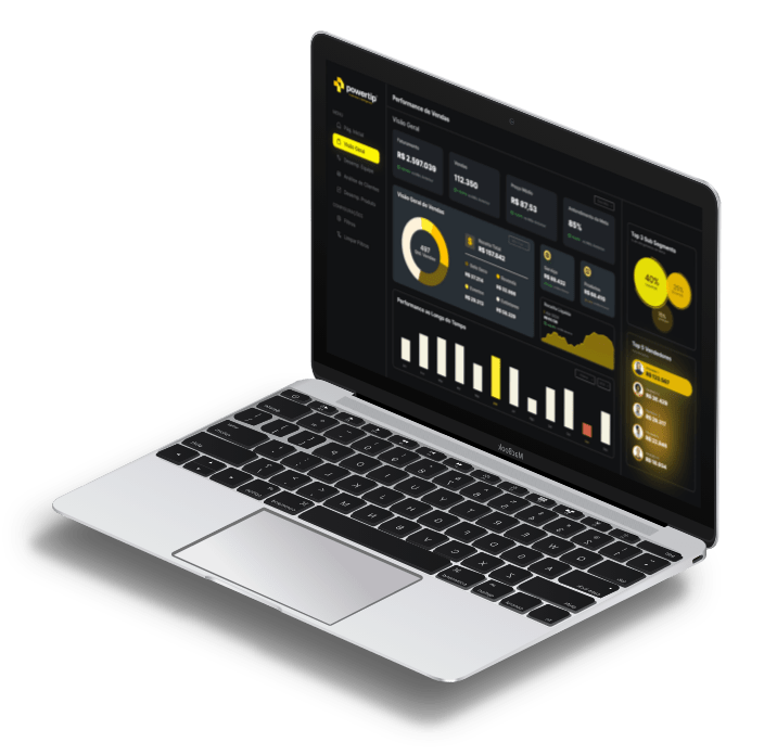 Mockup dashbard financeiro power bi